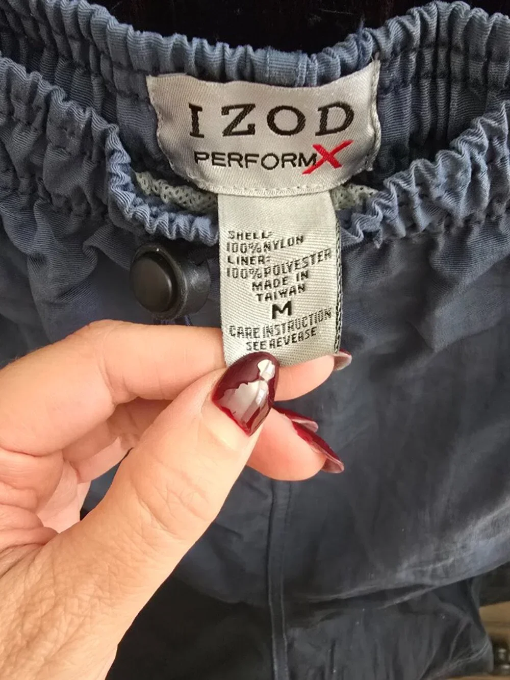 IZOD Perform X Men's Orange Nylon Swim Shorts, Size M, EUC